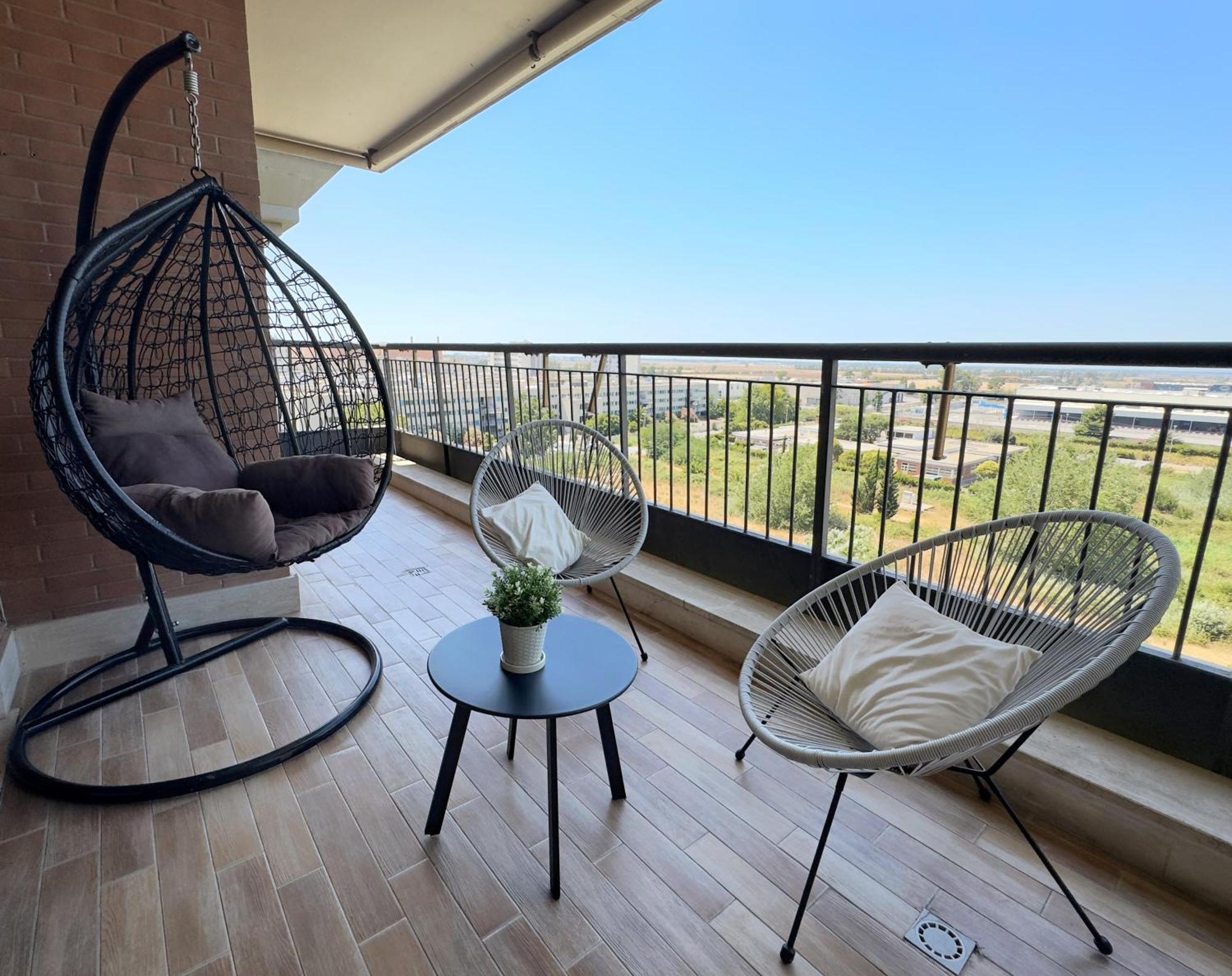 Sunset Escape Apartment - Panoramic Terrace Fiumicino Exteriör bild