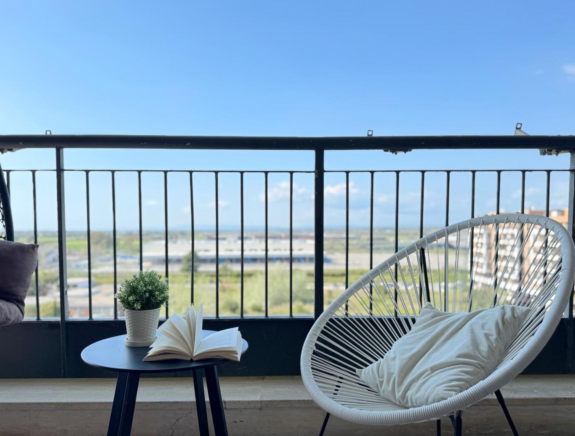 Sunset Escape Apartment - Panoramic Terrace Fiumicino Exteriör bild